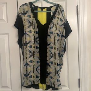 Chiffon Aztec Tunic